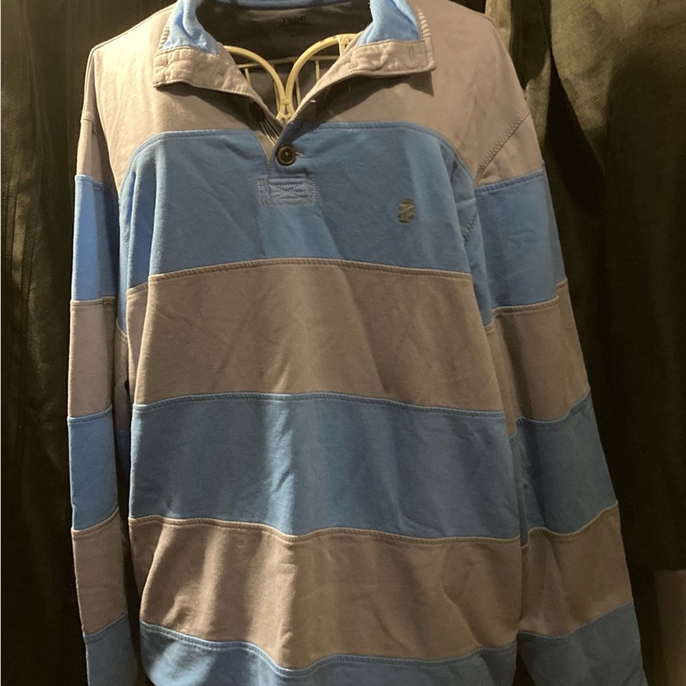 Izod Men's Striped Polo Shirt